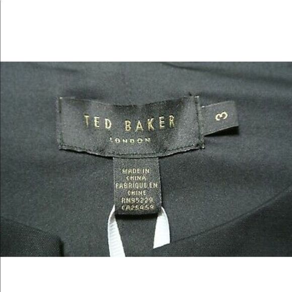 TED BAKER Structured Zip Peplum Dress - Picture 5 of 9